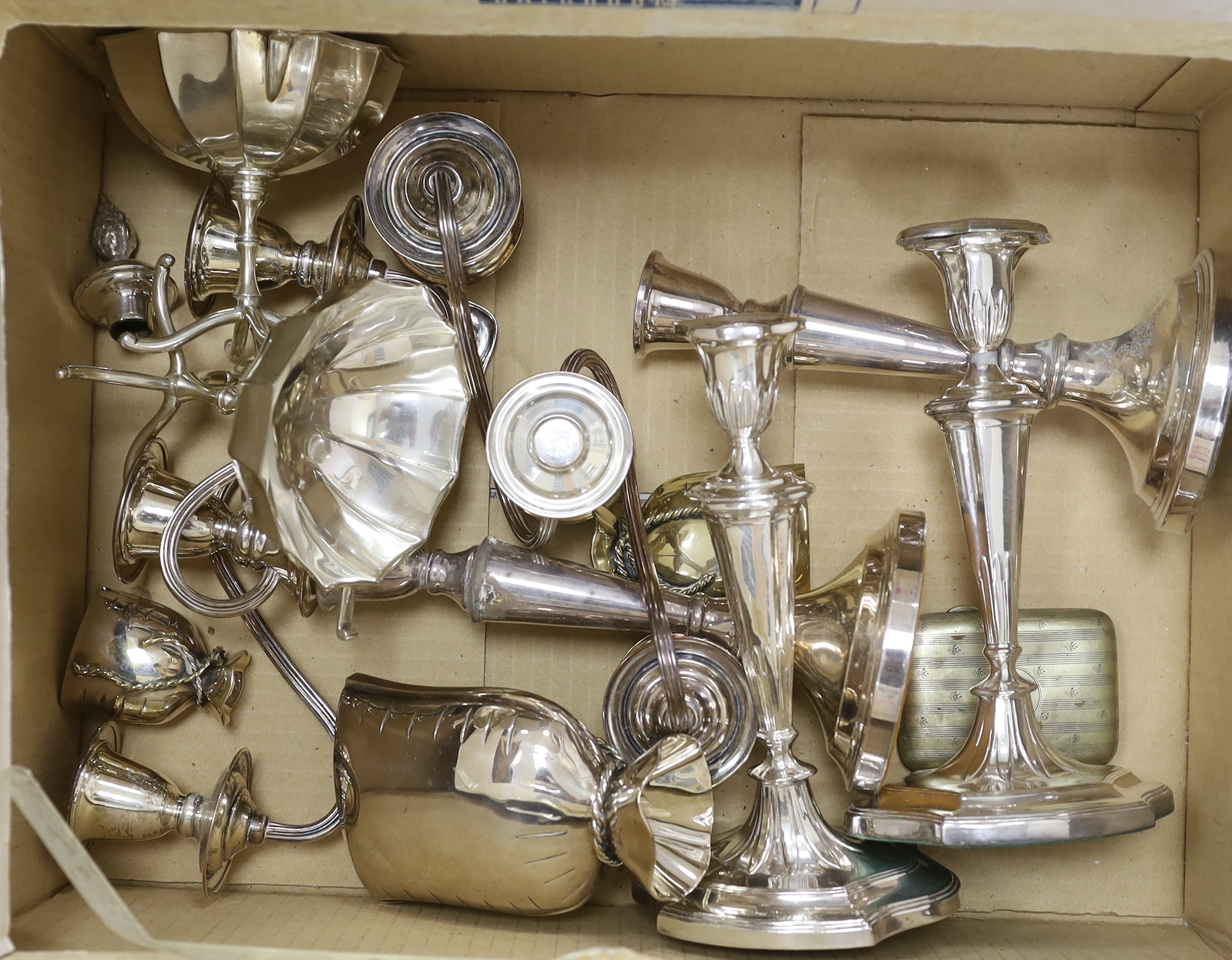 A quantity of silver plate